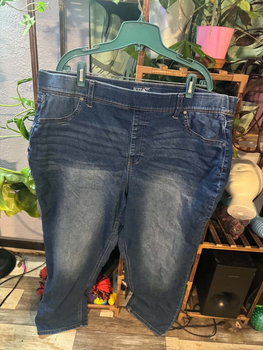 Terra & Sky Dark Blue Stretch Jeggings